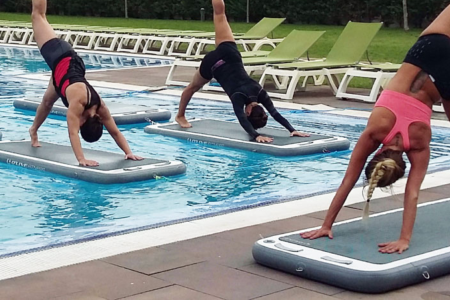 Circuíto de calistenia e fitness ao aire libre
